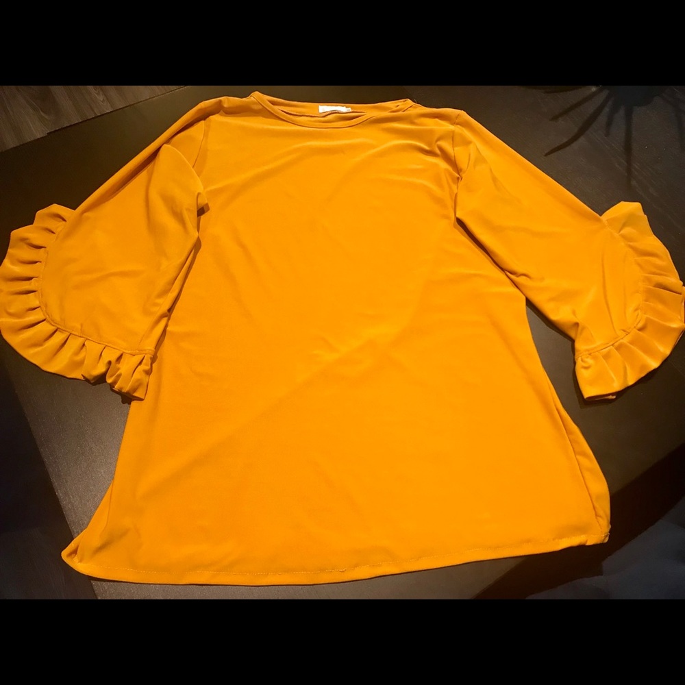 Yellow Women’s Long Sleeve Work shirt